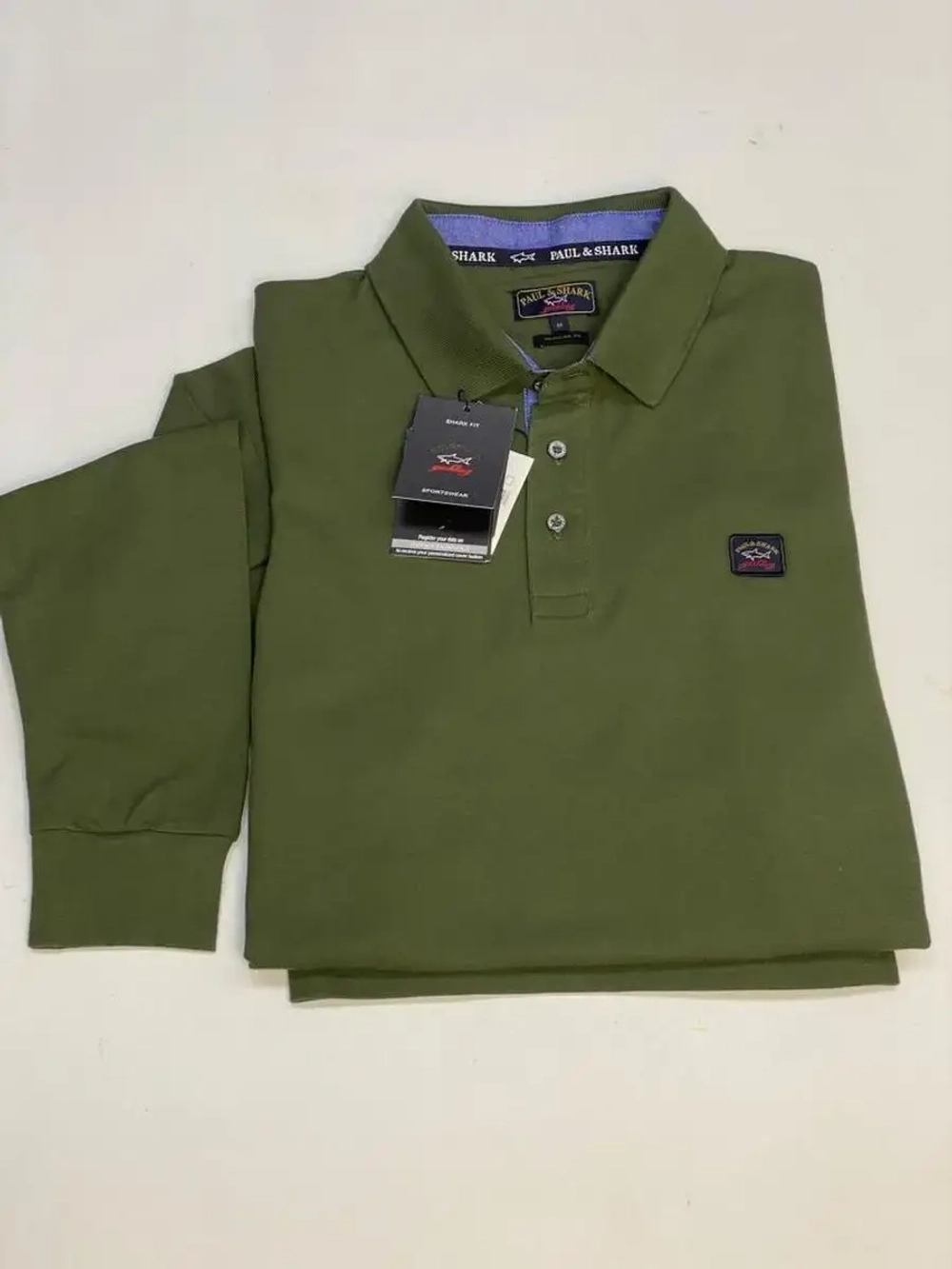 Футболка поло с длинным рукавом