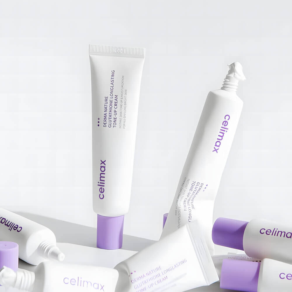 Celimax Cream Tone-Up Derma Nature Glutathione Longlasting Крем для лица с глутатионом против пигментации, 35 мл