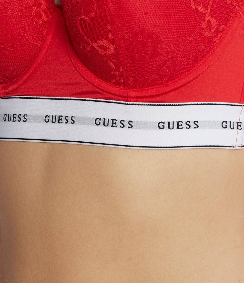 Сетевой бюстгальтер Guess Underwear - красный(O2BC06 KBBT0)