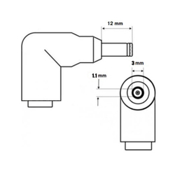 Блок питания для ноутбука Asus/Acer/Lenovo 19V, 2.37A, 45W (3.0*1.1)