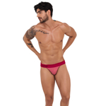 Розовые мужские трусы-брифы с яркой резинкой Fervor Brief (Размер: L) (Цвет: розовый)