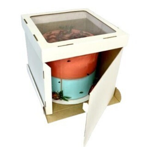 Короб для торта Strong Window White 30*30*30