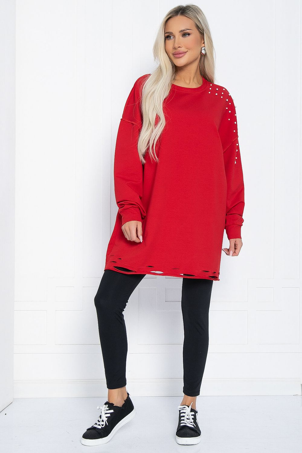 Свитшот Бьянка (красный) Б12368-1 LT Collection