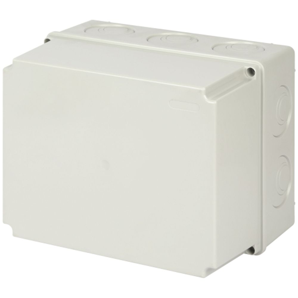 Распаячная коробка ЭРА KORv-240-195-165 ОП серая 240х195х165мм на винтах d25-3шт d32-2шт IP55