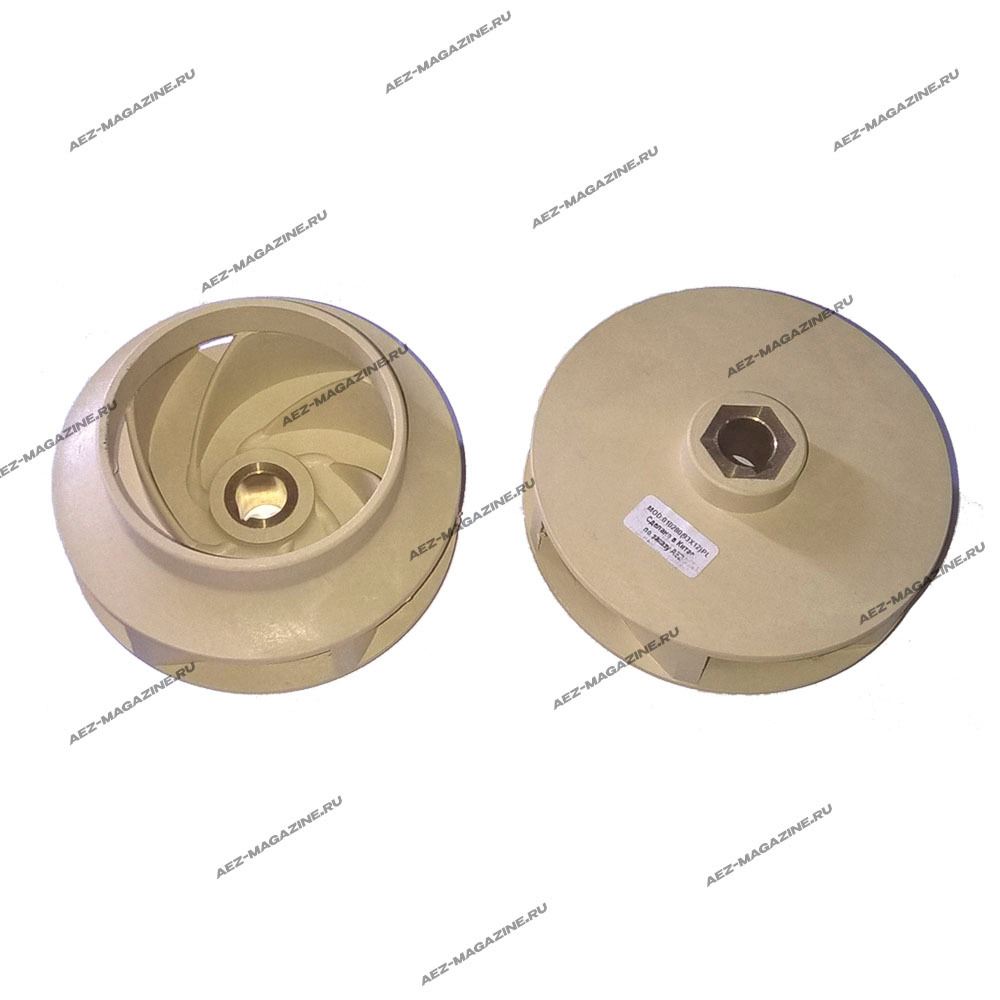 Крыльчатка для насоса пластиковая D-93x12мм, H-51,5мм