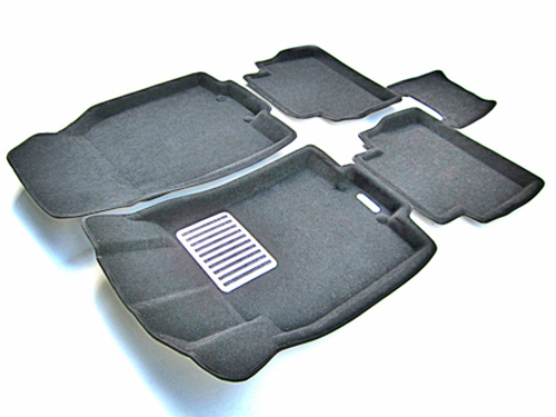 Коврики салона для NISSAN X-Trail (2015-) (T32) Euromat 3D Lux серые. Арт. EM3D-003724G