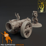 Grand Alliance Order Cities of Sigmar Empire Great Cannon 1 шт. миниатюра для dnd, днд, pathfinder, фентези, Настольная игра, НРИ, Варгейм, РПГ