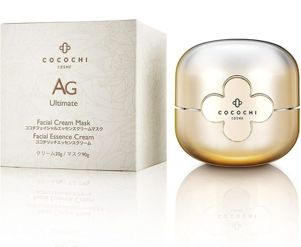 COCOCHI AG Ultimate Facial Cream Mask - роскошный крем и маска - 2 этапа ухода в одном флаконе!
