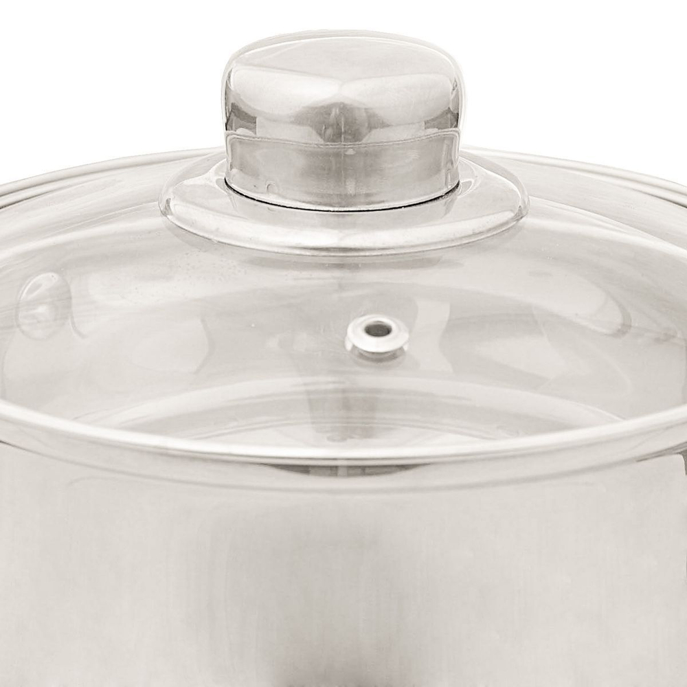 Набор посуды нерж, 4 пр, кастрюли 2.2,4.2 л, индукц, Катунь, Гретта, KT04-F