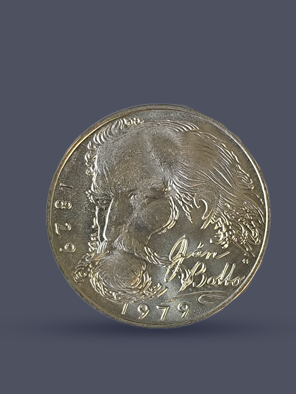 Монета 100 крон 1979 год "150 лет со дня рождения Яна Ботто"