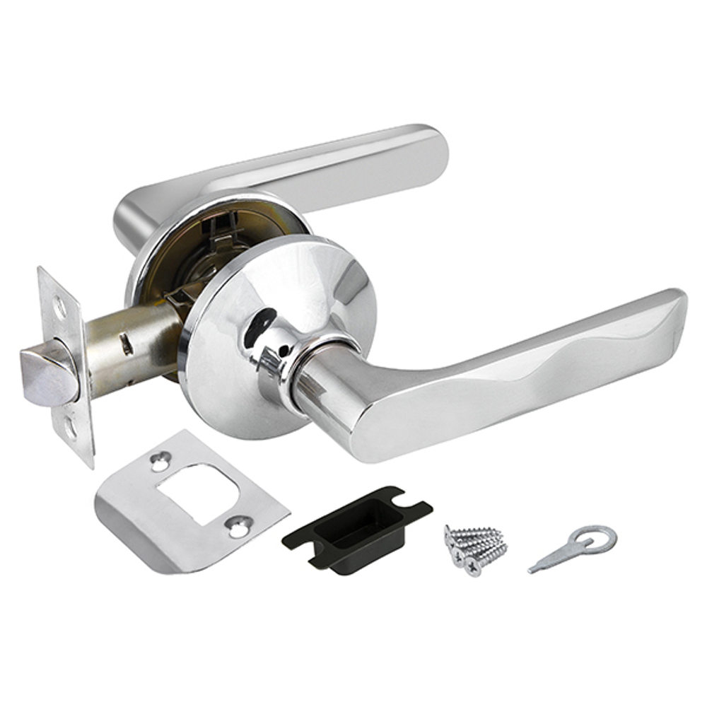 Ручка защелка DK624 CP-PS (6024 CP-P) (без фик.) хром