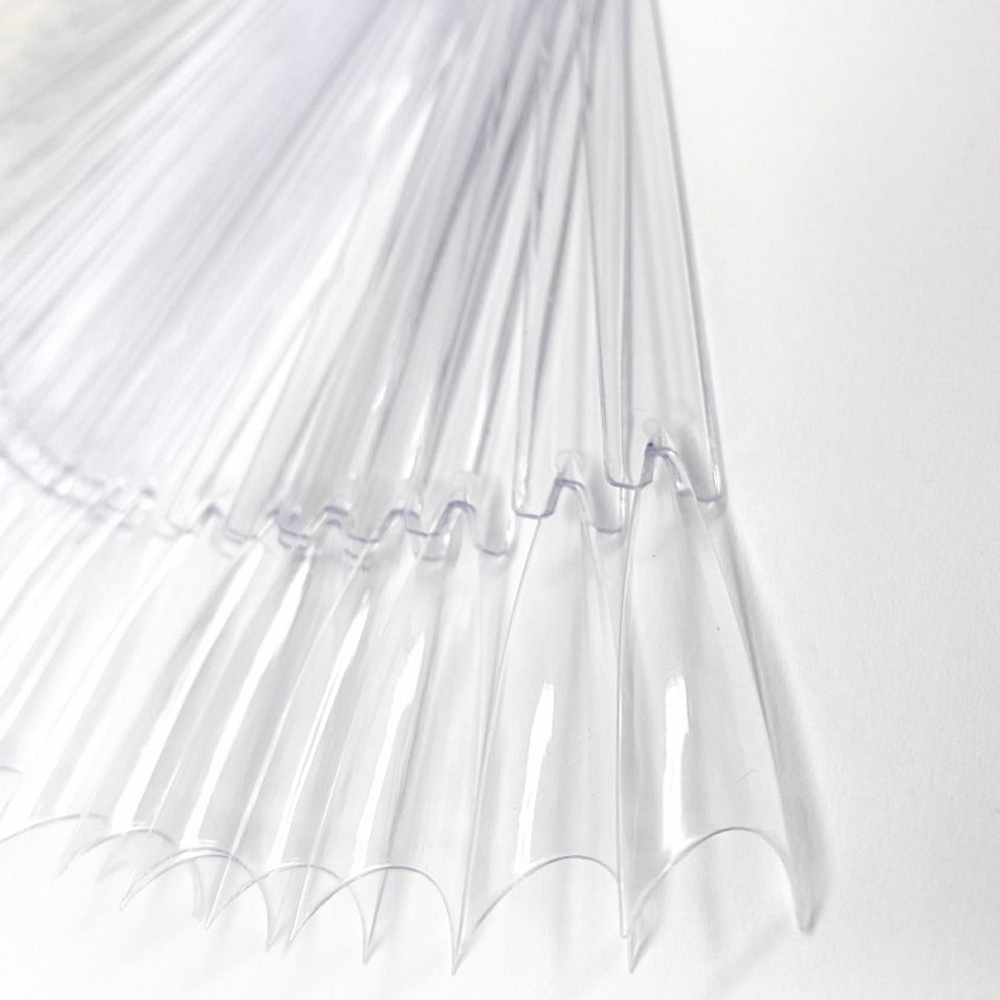 REVOL Типсы Sharp French Clear (прозрачные)