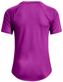Женская теннисная футболка Under Armour Women's UA RUSH Short Sleeve - strobe/iridescent