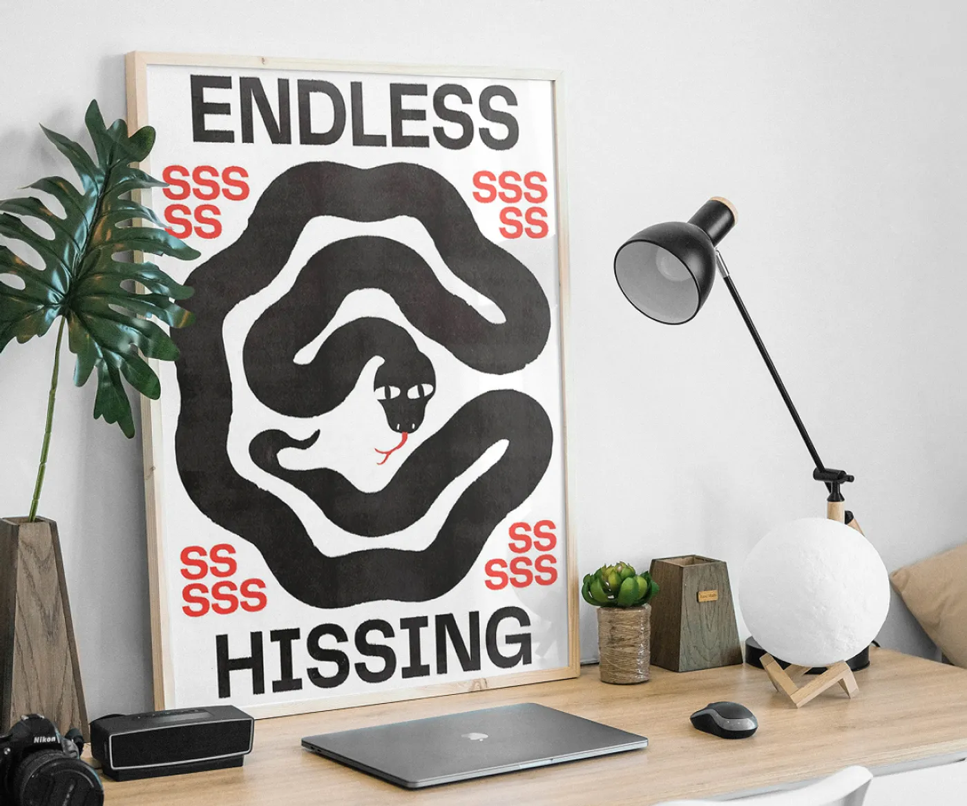 Постер на холсте Hissing