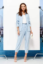 3905 Брюки женские (голубой)