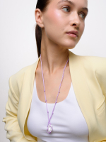 Колье "Cord Pearl" Violet с жемчугом