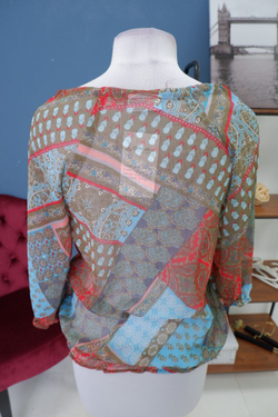 Блузка Yessica с принтом 48 размер