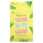 FaceTory, Glow Baby Glow, 2-этапная осветляющая и успокаивающая маска, 1 набор, 26 г (0,92 жидк. Унции)