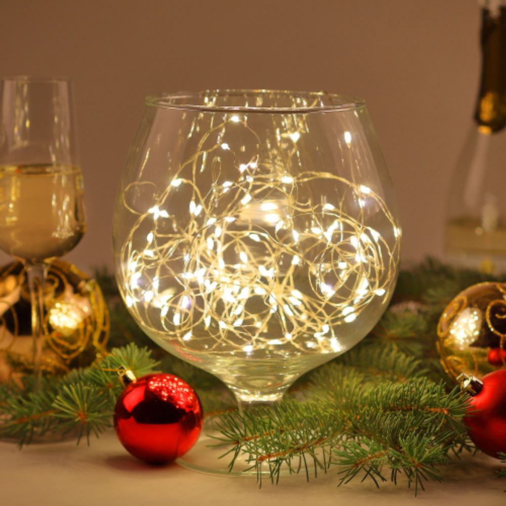 ENIN -10NW ЭРА Гирлянда LED Нить 10 м теплый свет 220V