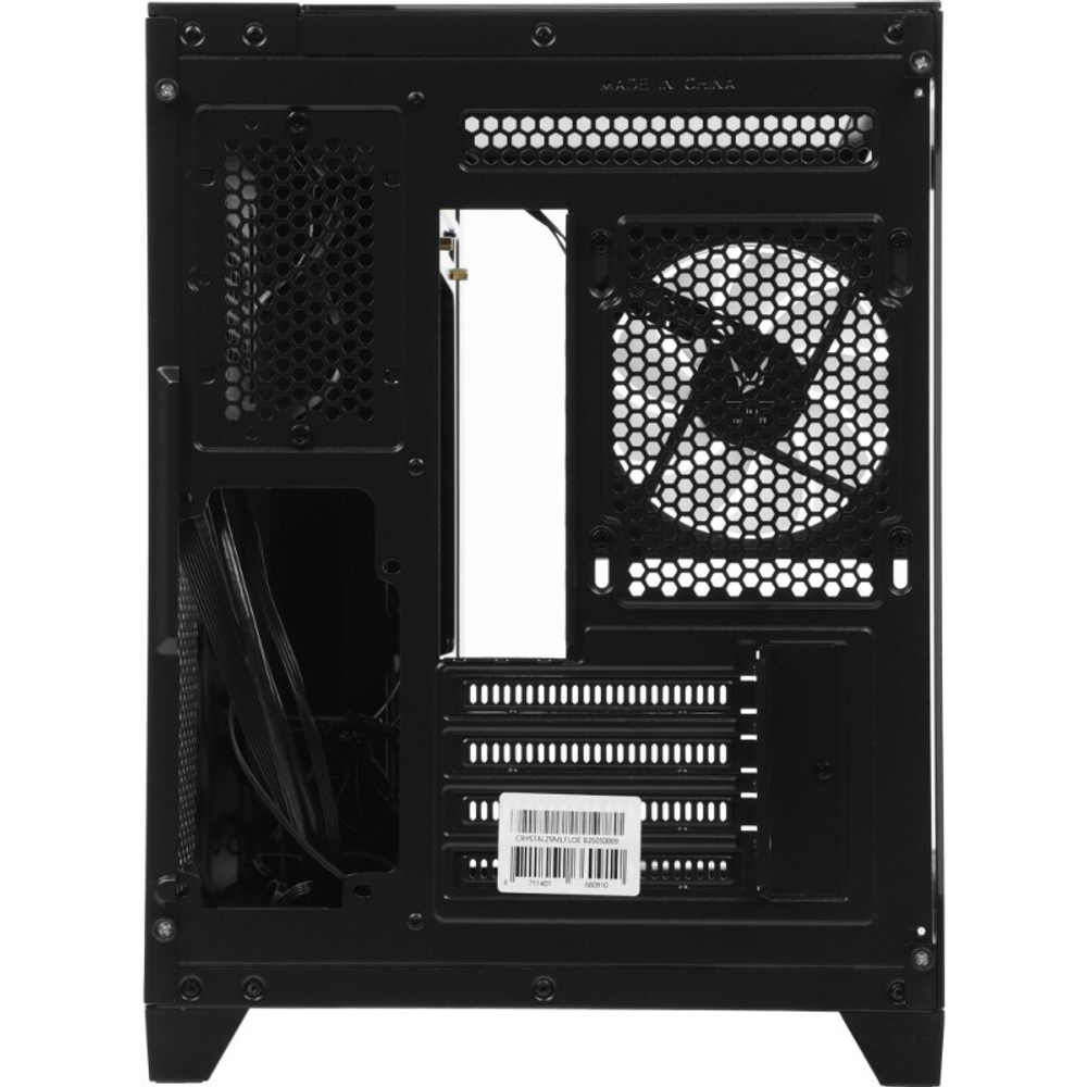 Корпус Formula V Line Crystal Z9M Black, mATX, без БП
