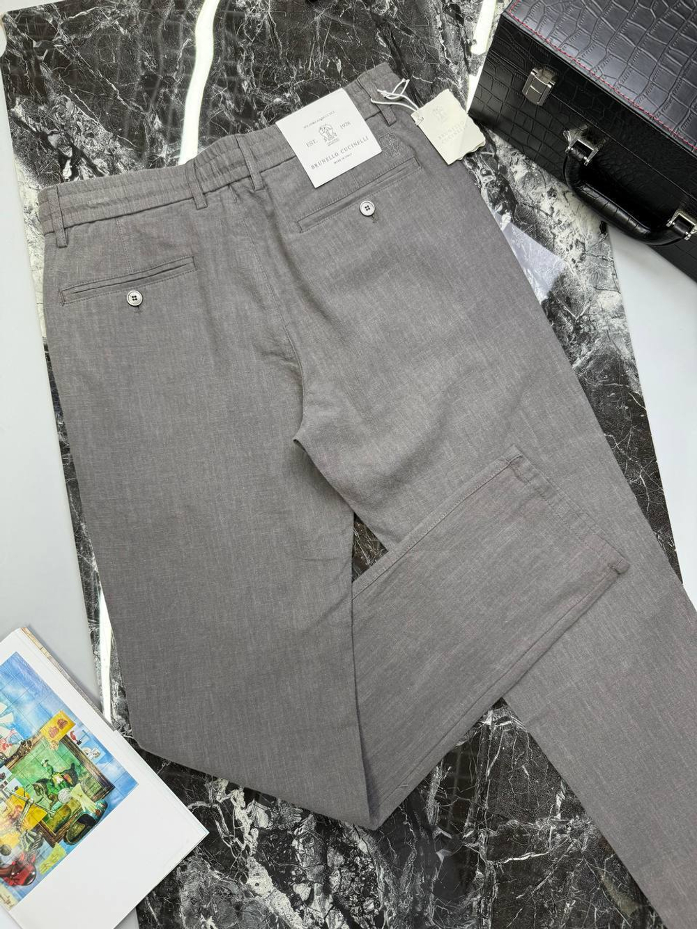Льняные брюки Brunello Cucinelli