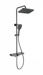 Душевая система с термостатом WONZON & WOGHAND ThermoKlick, Темный графит (WW-B3098-A-BGG)
