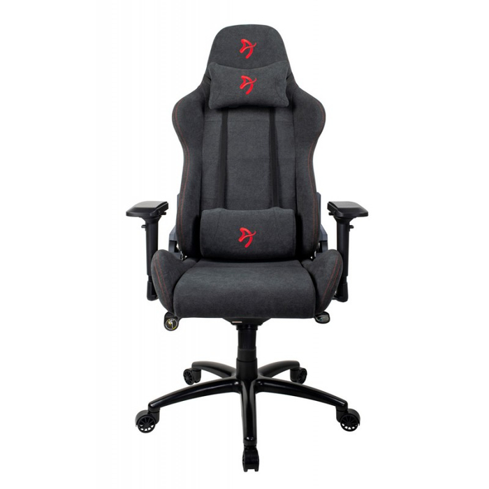 Компьютерное кресло (для геймеров) Arozzi Verona Signature Soft Fabric - Red Logo (VERONA-SIG-SFB-RD)