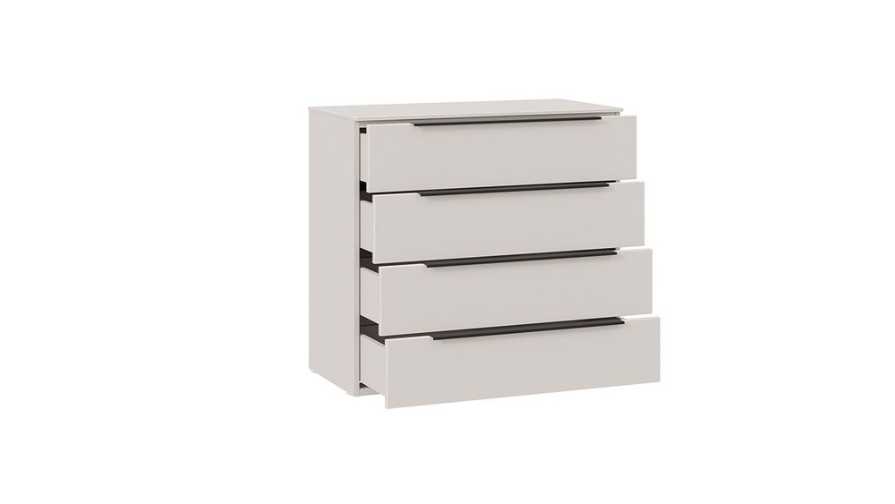 Комод для одежды с ящиками Кашемир сатин/Кашемир матовый 4 ящика 90х45х84 см