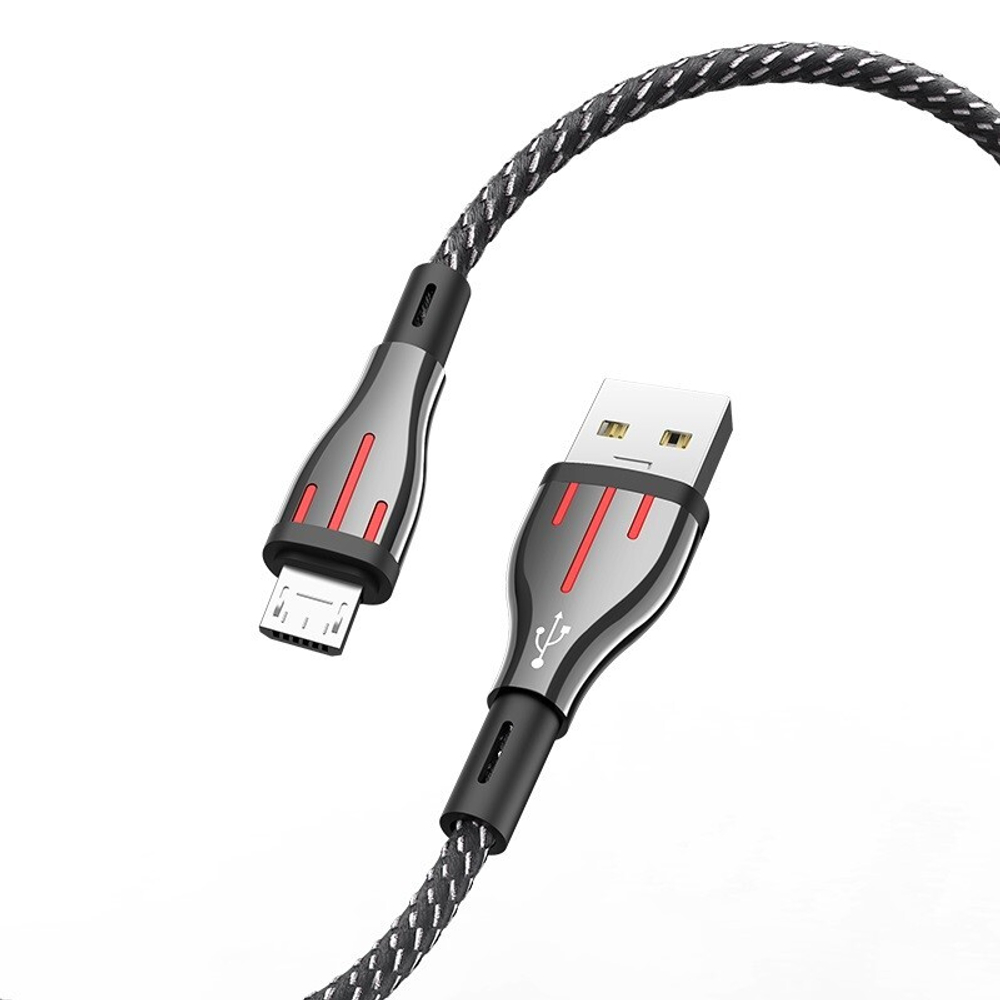 Кабель USB - Micro BOROFONE BU23 (черный) 1м
