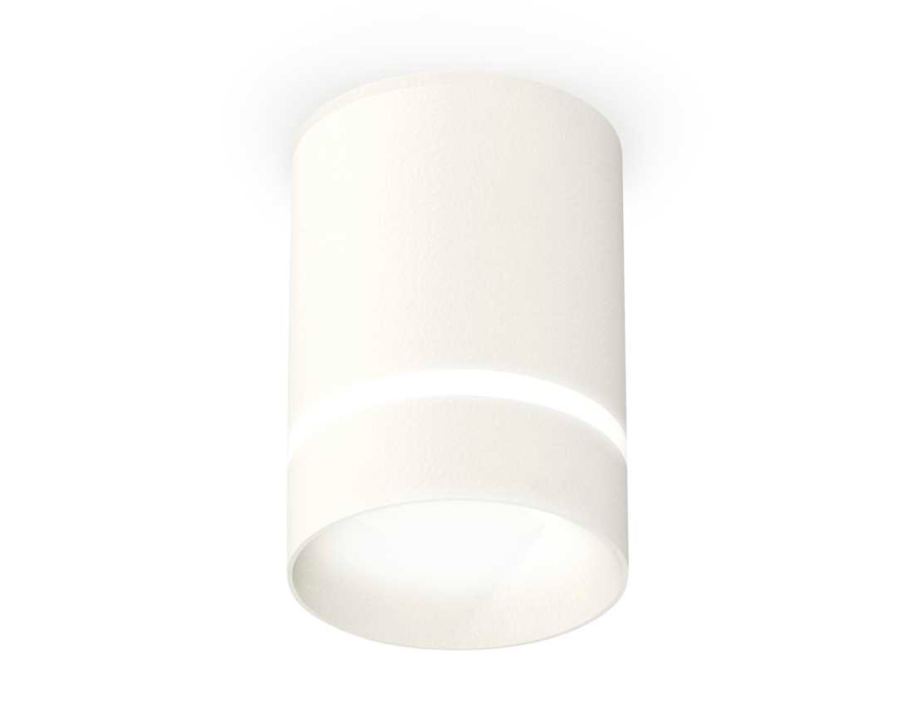 Комплект накладного светильника с акрилом Ambrella light XS6301061 SWH/FR белый песок/белый матовый MR16 GU5.3 (C6301, N6228)