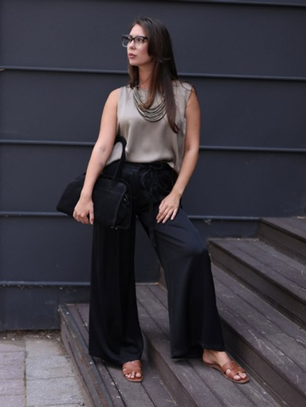 брюки палаццо