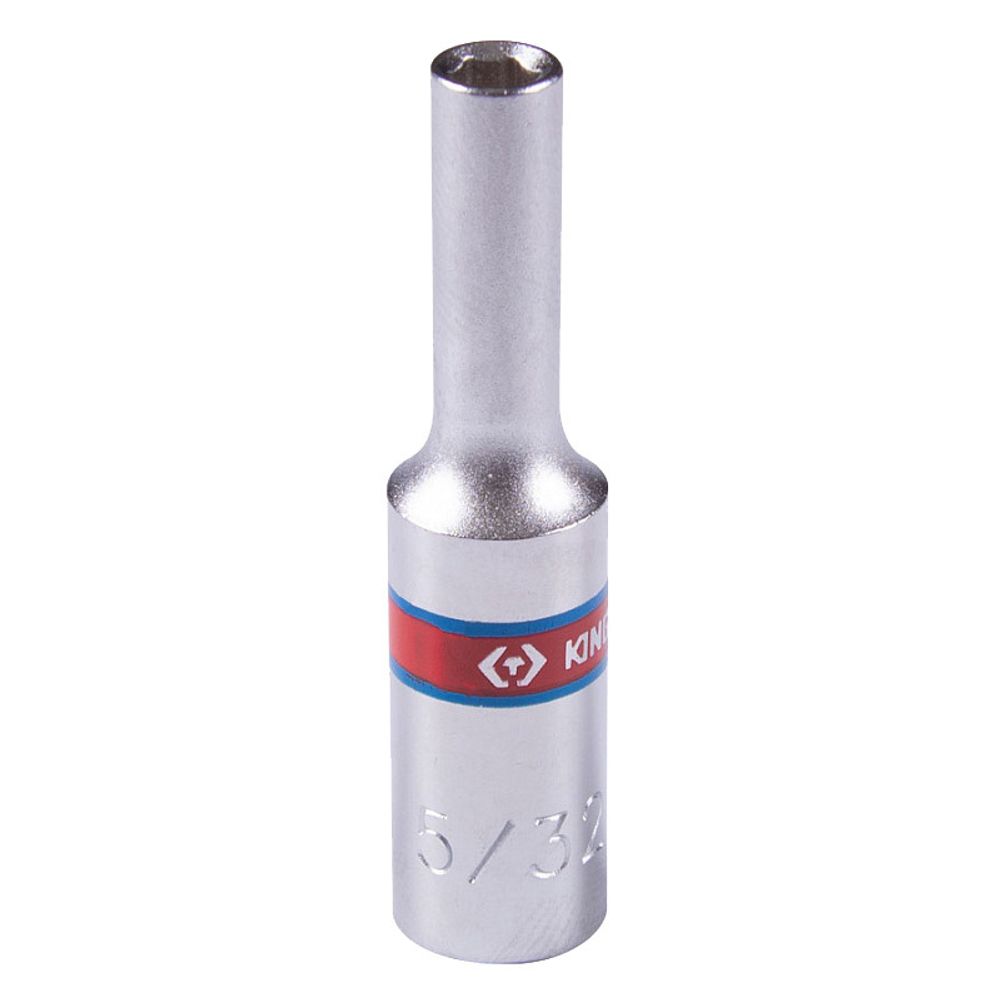 KING TONY (223505S) Головка торцевая глубокая шестигранная 1/4&quot;, дюймовая 5/32&quot;