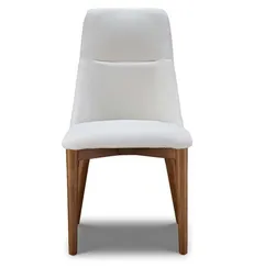 Стул Bert белый, ножки орех