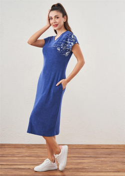 RELAX MODE / Платье женское домашнее повседневное легкая махра весна лето - 45609