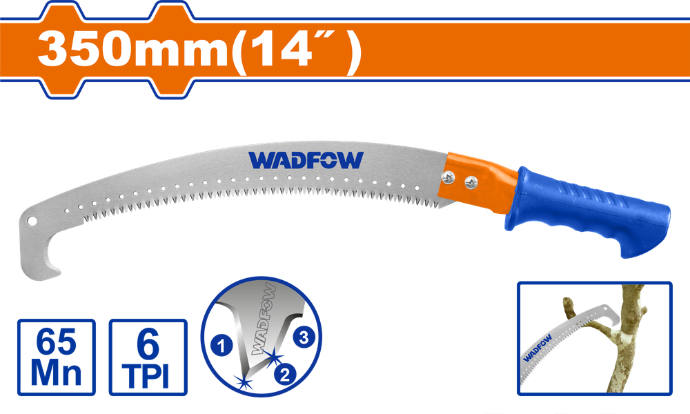 Ножовка садовая WADFOW WHW8G14 350 мм