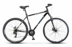 Велосипед 27.5" STELS Navigator-700 MD р.17.5" черный/белый