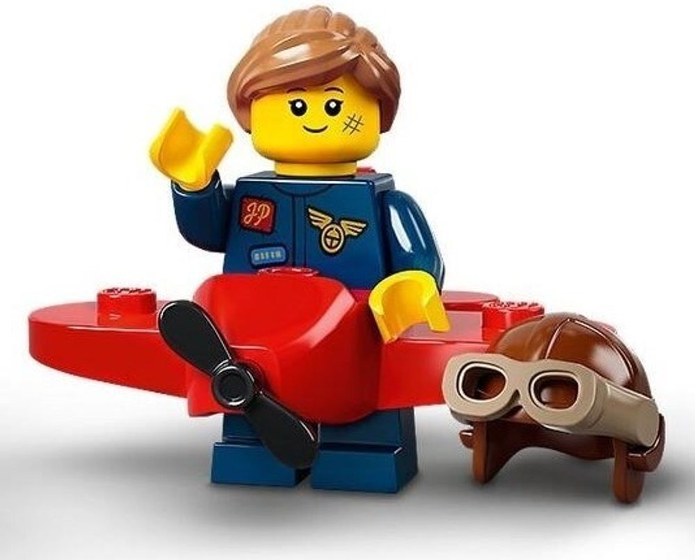 Минифигурка LEGO   71029 - 9   Девушка-самолет