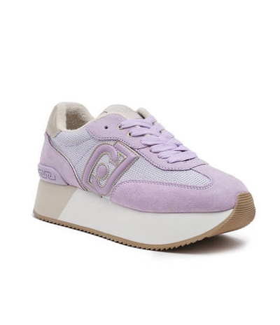 Кожаные кроссовки dreamy 02 Liu Jo - лавандовый(BA4081 PX031)