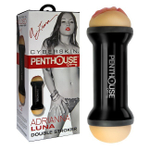 Мастурбатор двухсторонний анус и вагина в тубе Penthouse Double Sided Stroker, Adria (Цвет: телесный с черным)