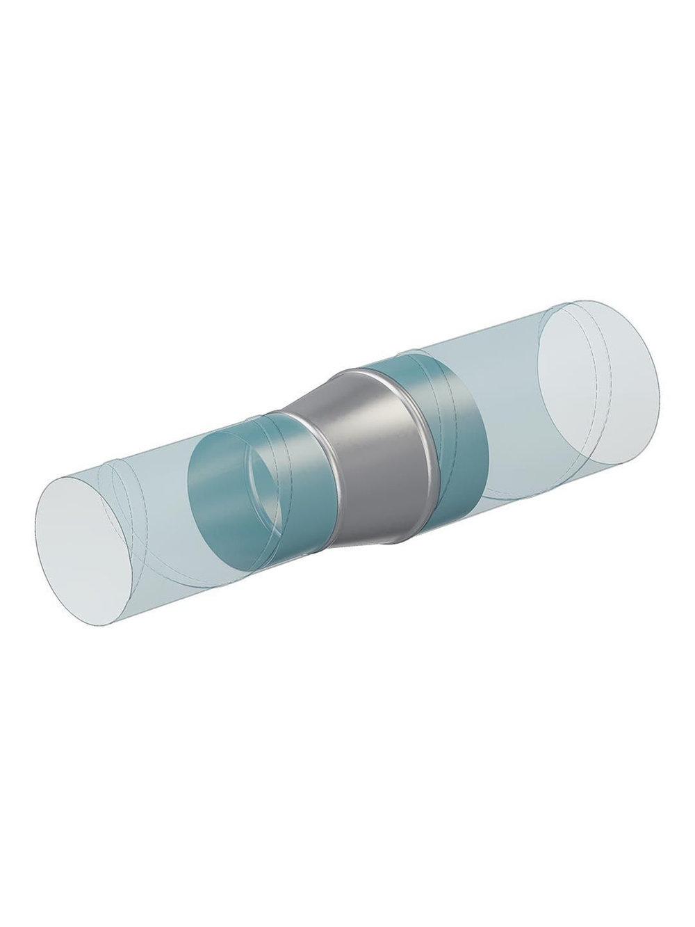 Редуктор GGB  D100 D150 оцинкованная сталь ERA PRO