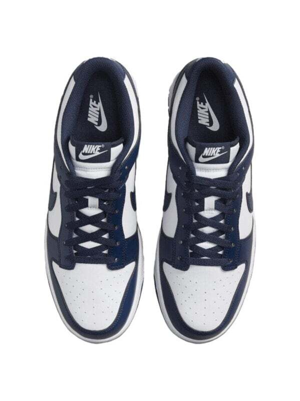 Nike Dunk Anti-Slip Wear-Resistant Low-Top Кроссовки White Blue