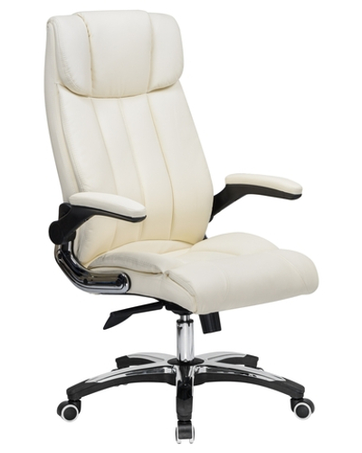 Офисное кресло для руководителей DOBRIN RONALD, кремовый