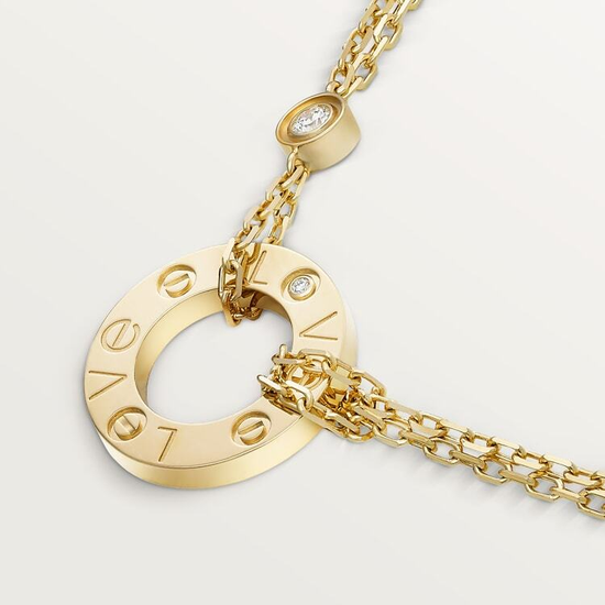 Cartier LOVE pendant, 2 diamonds
