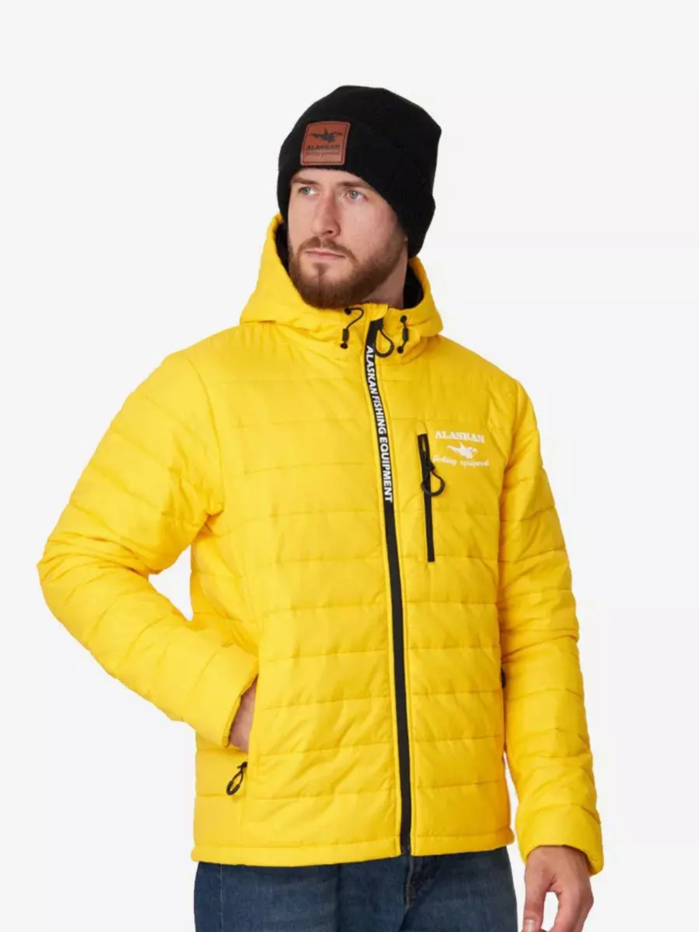 Куртка Alaskan Juneau Yellow утепленная стеганая