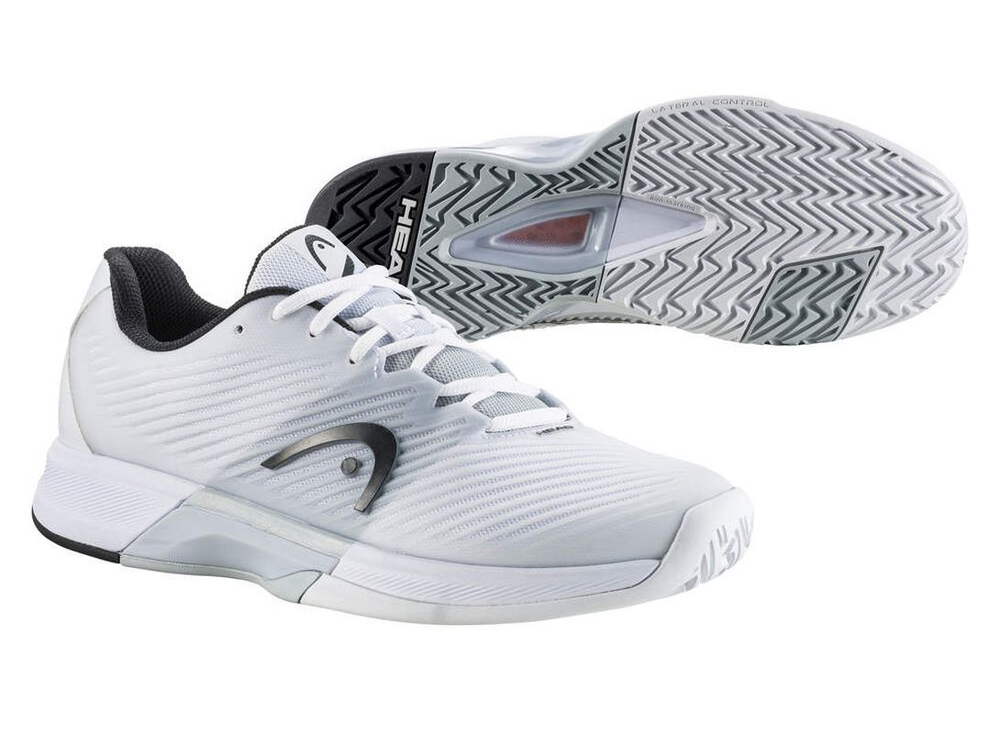 Мужские кроссовки теннисные Head Revolt Pro 4.0 - white/black