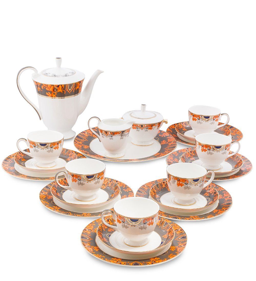 Pavone JK-217 Чайный сервиз 22 пр. на 6 перс. «Риомаджоре» (Riomaggiore  )