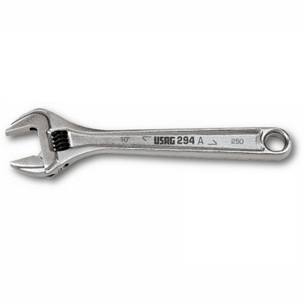 294 A Ключ разводной, хромированный, 200 мм, USAG (Италия)