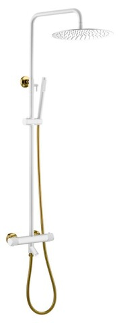 Стойка для душа с термостатом Boheme UNO 468-T-WG