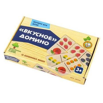 Домино деревянное "Вкусное домино"