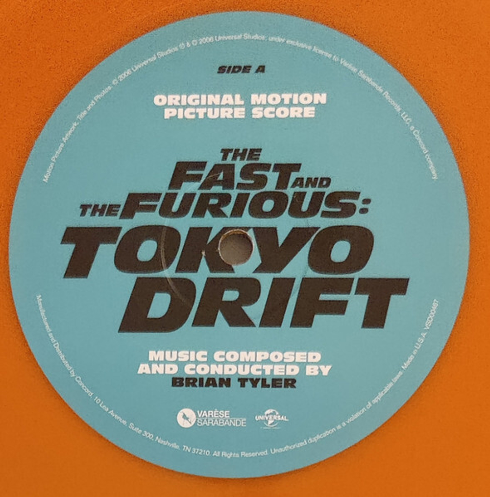 Soundtrack / Brian Tyler: The Fast And The Furious - Tokyo Drift (Original Motion Picture Score) (Coloured Vinyl)(2LP)